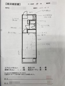 現況確認書